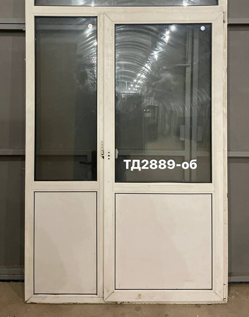 Дверь Пластиковая Б/У 210(в) х 144(ш) (Балконный блок)