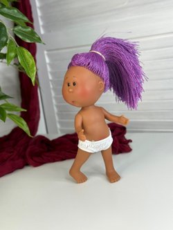 Кукла Nines виниловая 23см Little Mia Latina без одежды (3199WL8A1)