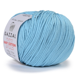 Пряжа Baby Cotton XL 50 г,105м,50%хлопок, 50%акрил (цена за 1 шт)
