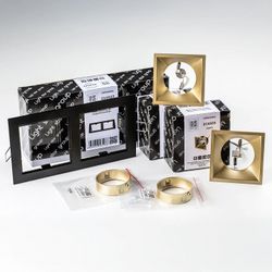 Встраиваемый светильник Lightstar Domino D5270303GMOD