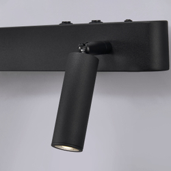 740647 Бра (светильник настенный) DIVE LED 55W 3500LM G ЧЕРНЫЙ 4000K