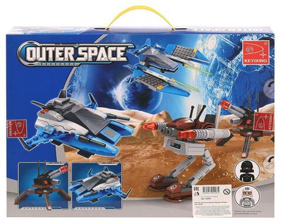 Констр. блочный Аусини Космос 461дет., коробка 25760