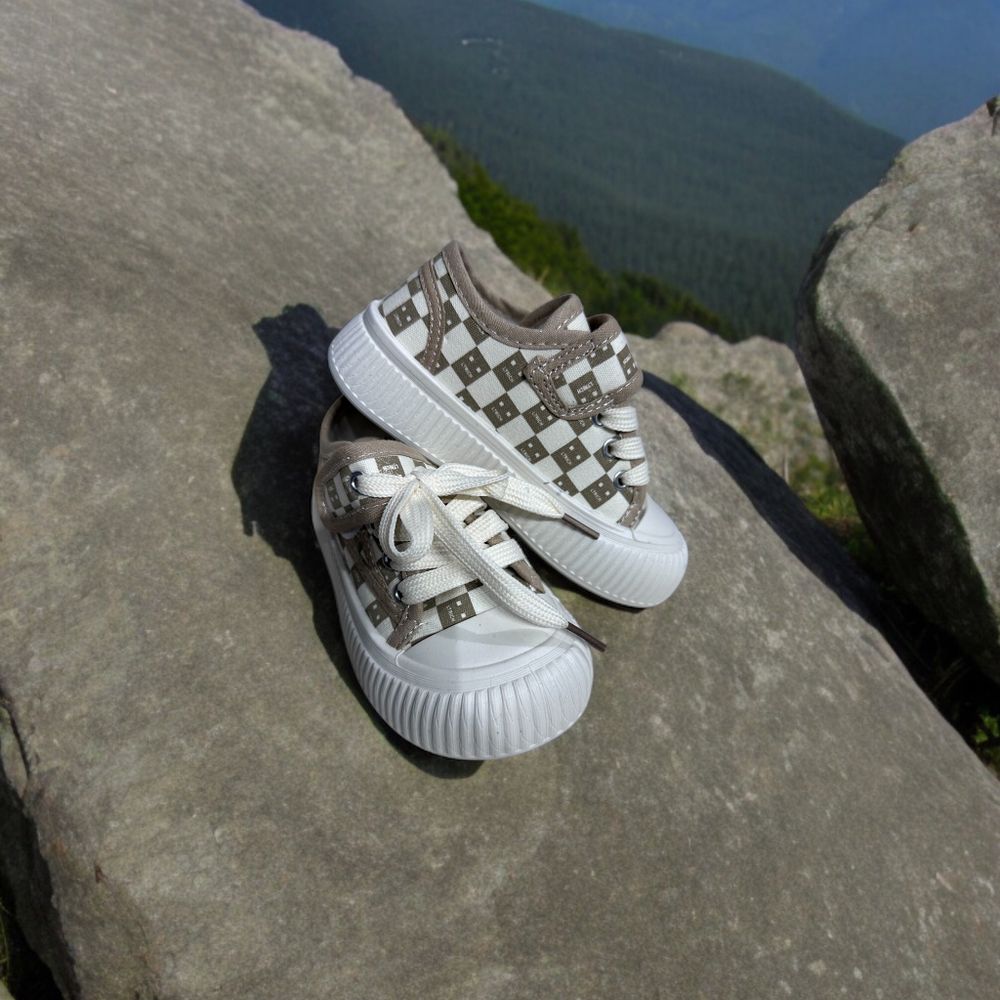 Обувь 713Б КЕДЫ Текстиль Шахмат