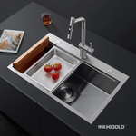 Кухонная мойка, 770x480x240 мм, 1 чаша