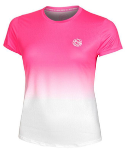 Футболка для девочки теннисная Bidi Badu Girls Crew Gradiant - разноцветный