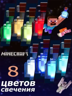 Ночник Колба Minecraft Детский