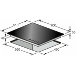 Газовая варочная поверхность Kaiser KCG 6394 W Turbo Romb
