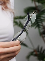 Оправа для очков для зрения металлическая брендовая