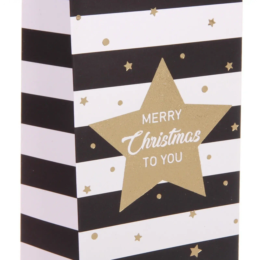 Пакет под бутылку «Волшебная зима» 11*38*11 см, микс