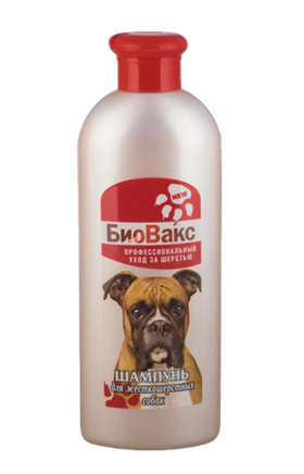 БиоВакс Шампунь для собак жесткошерстных 355 мл.