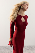 Платье из 100% хлопка Amore V Red Vine