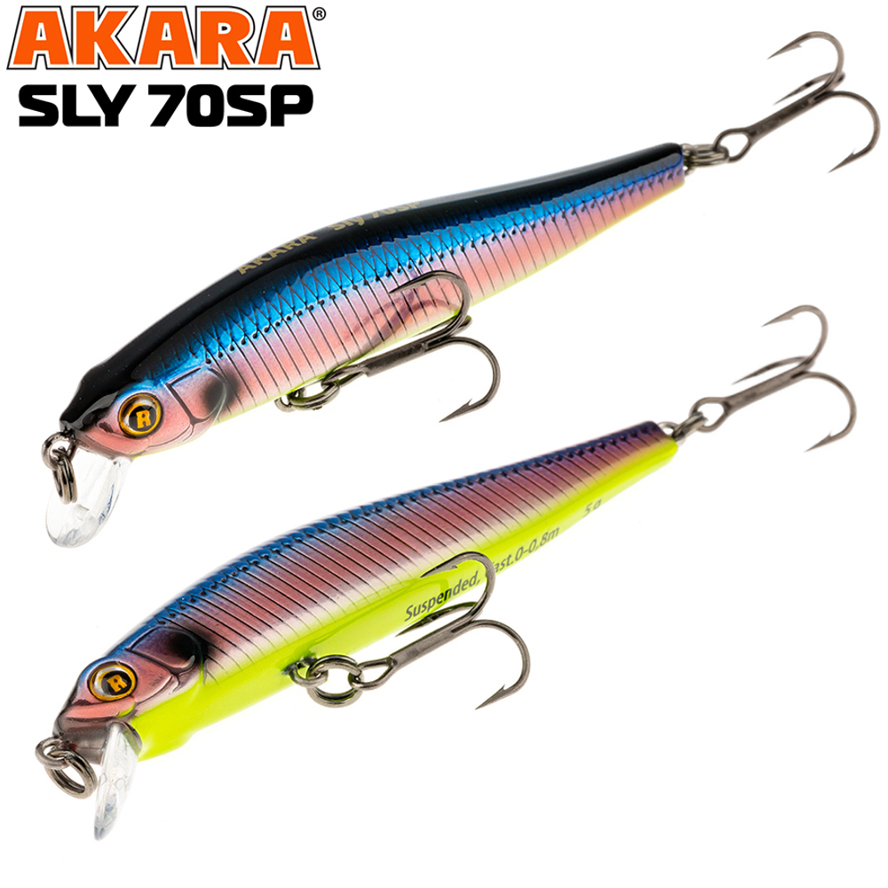 Воблер Akara Sly 70SP 5 гр. (3/17 oz 2,8 in) A79