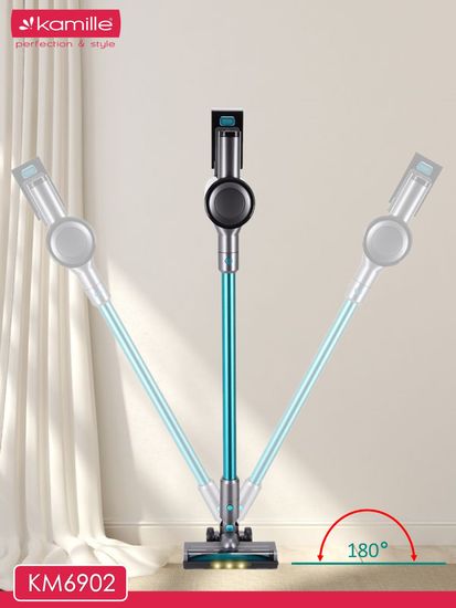 Пылесос беспроводной вертикальный 2 в 1 Kamille KM 6902