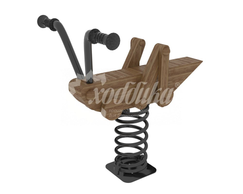 Качалка на пружине «HARDWOOD» CWRo299.009