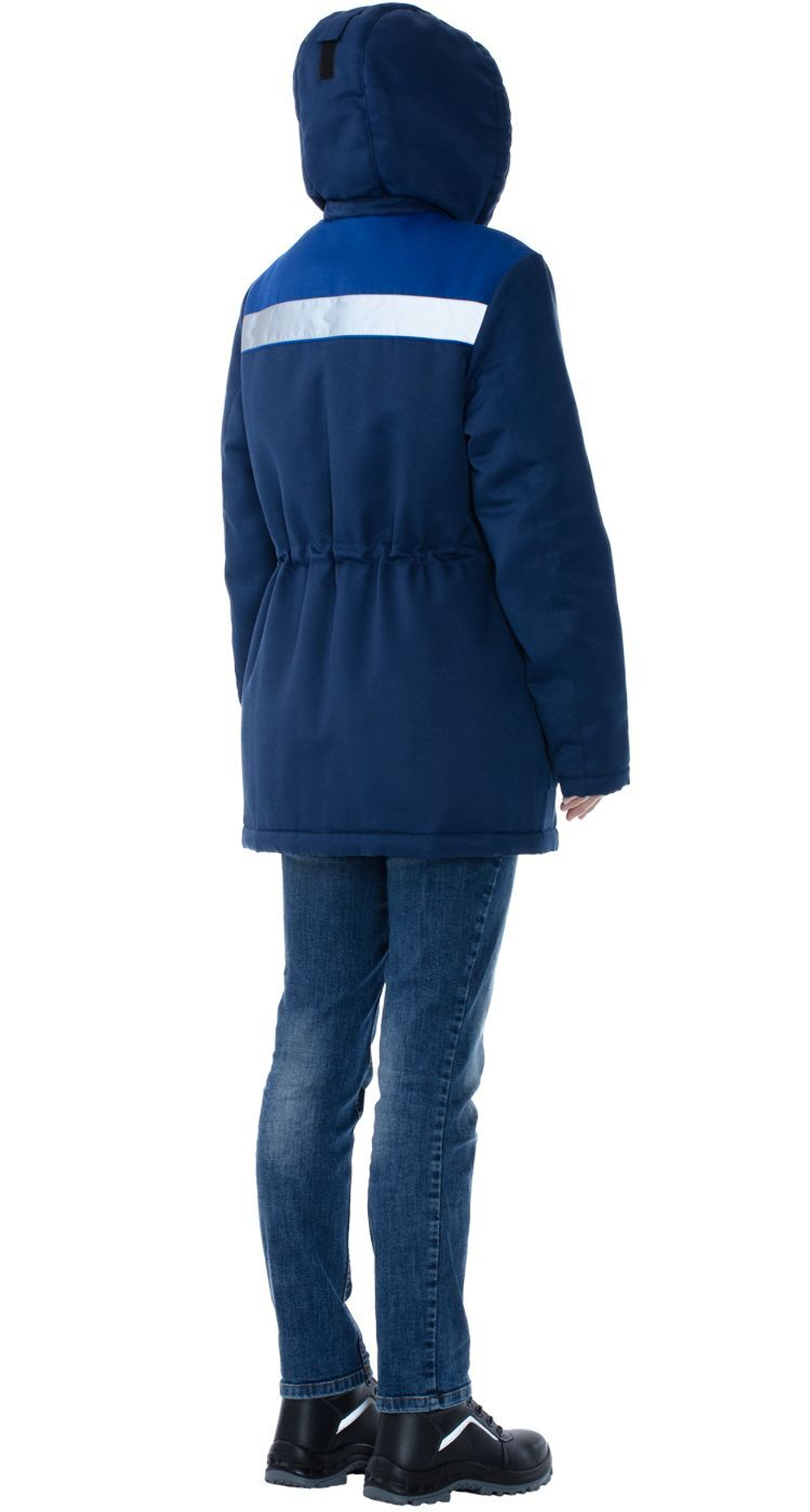 Куртка утепленная женская "Бригада" цв. т.син-вас. (70010)