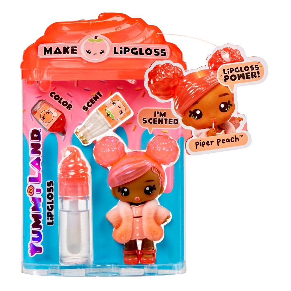 Yummiland - DIY блеск для губ + Piper Peach doll Make Lipgloss Kit 120759 / артикул   120698 120759  / GTIN 035051120759