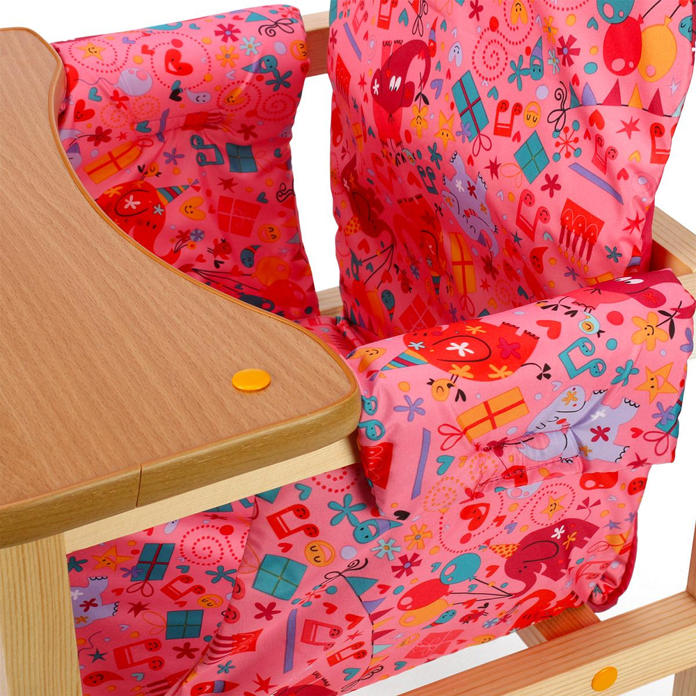 Стол-стул для кормления "Бутуз" (розовый) Сенс-М