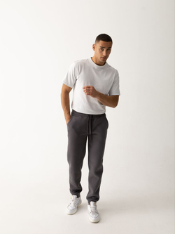 Брюки спортивные мужские теплые. Графит