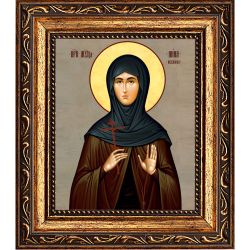 Нина Шувалова преподобномученица. Икона на холсте.