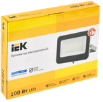 Прожектор СДО 07-100 светодиодный серый IP65 IEK