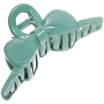 Заколка-краб для волос на блистере «Magic Gloss», бантик, микс 6 цветов, 11см