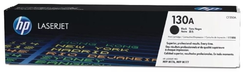 Картриджи HP CF350A черный