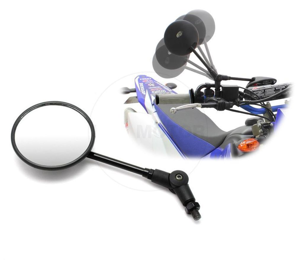 Mirror foldable 10mm. 161 Off Road Mirror DRC. 1 set Left+Right. D58-16-110, D58-16-120