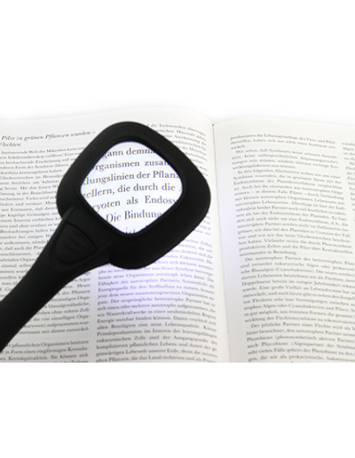 Лупа 600558 (диам.65мм, 3х, с LED подсветкой, 6 светодиодов)