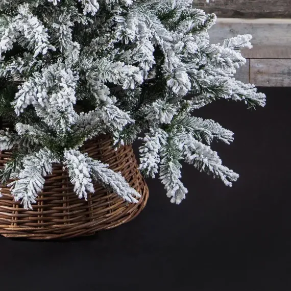 Корзина для декорирования подставки 28х65 см., коричневая, Christmas DeLuxe (83793)