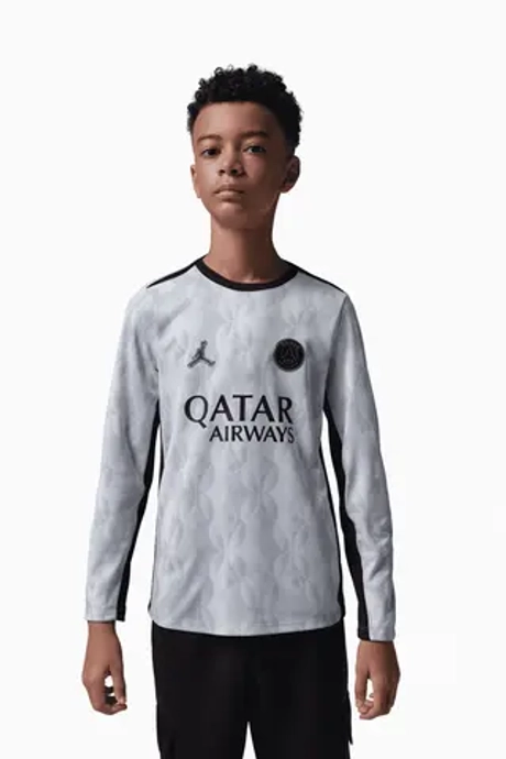 Футболка с длинными рукавами Nike PSG x Jordan 25/26 Academy Pro Night Edition Junior - серый
