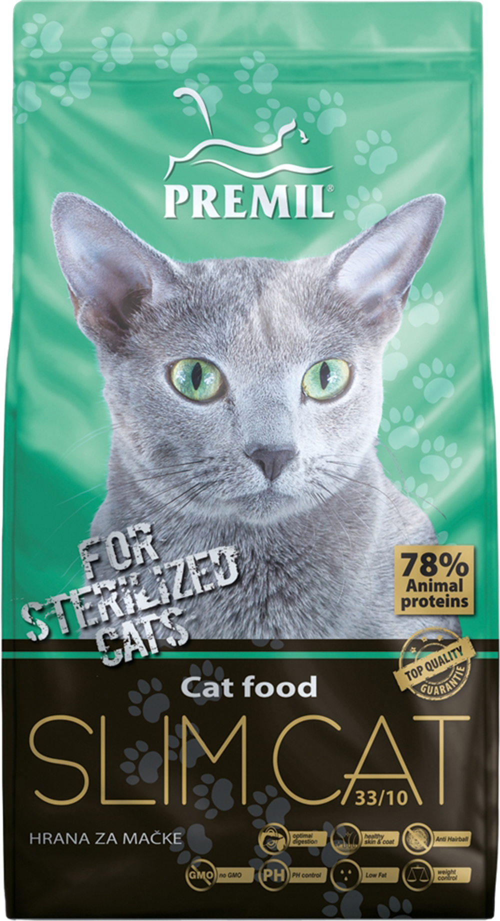 Premil Корм для кошек Slim Cat 2кг, блок 8шт.