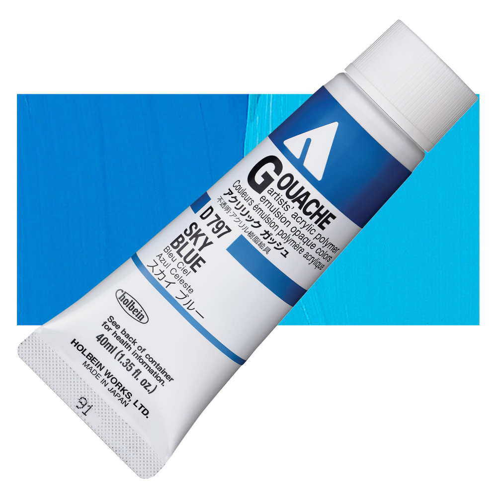 Holbein Acrylic Gouache 40 мл. 797 [А] Sky Blue
