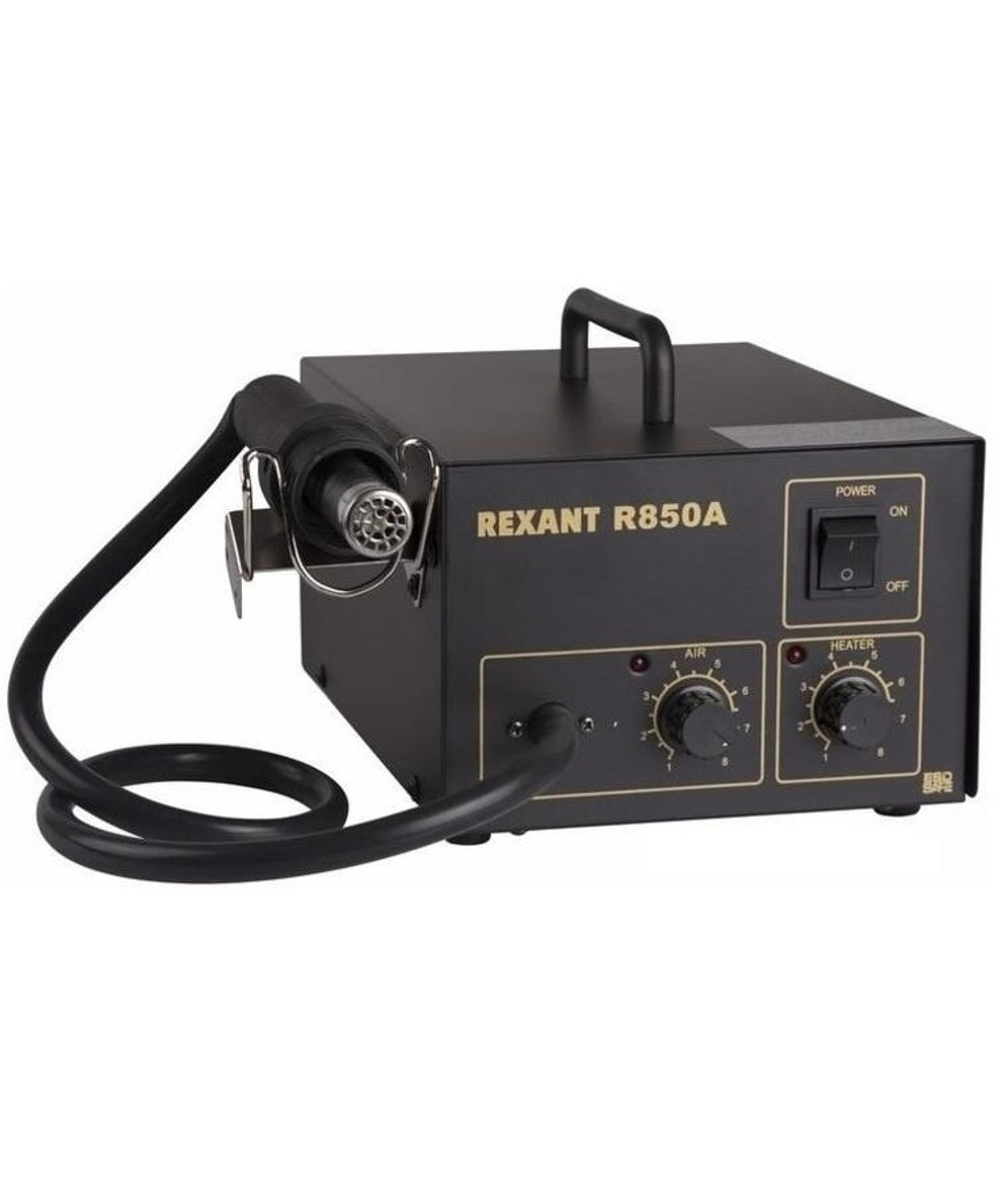 Rexant 12-0716 Паяльная станция (термофен) термовоздушная 150-500°С (R850A)