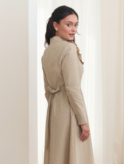 Платье с вшитой манишкой