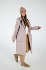 Плащ ko-ko-ko женский непромокаемый пудровый