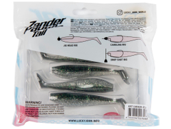 Виброхвост LJ 3D Series Zander Paddle Tail 4" (10 см), цвет Z11, 5 шт.