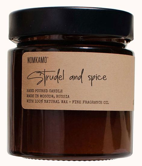STRUDEL AND SPICE свеча в янтарной банке, Nomkamo