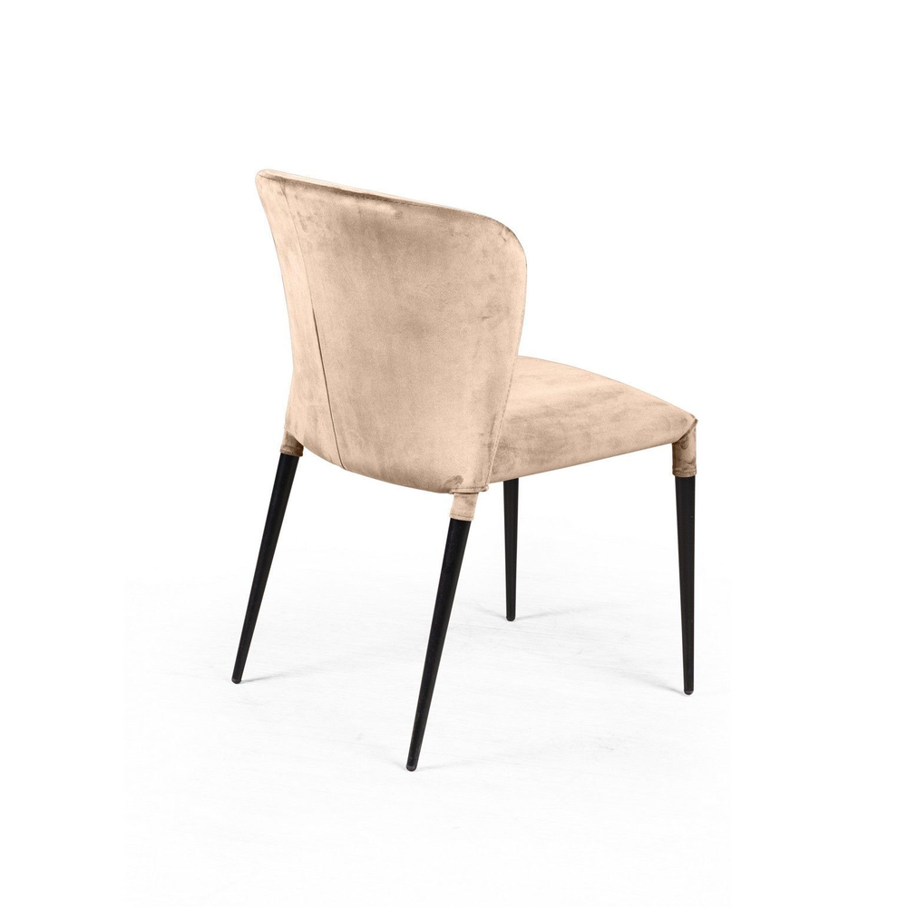Стул Albert (Альберт), бархат бежевый 5