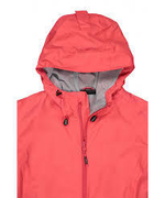 Куртка CMP Woman Rain Jacket Fix Hood, артикул 39X6636, цвет CORALLO (C712)