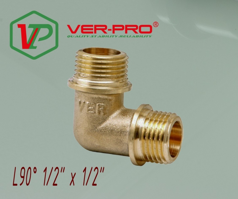 Уголок латун 1/2 Ш. х  1/2 Ш.  ViEiR  (140/10шт)