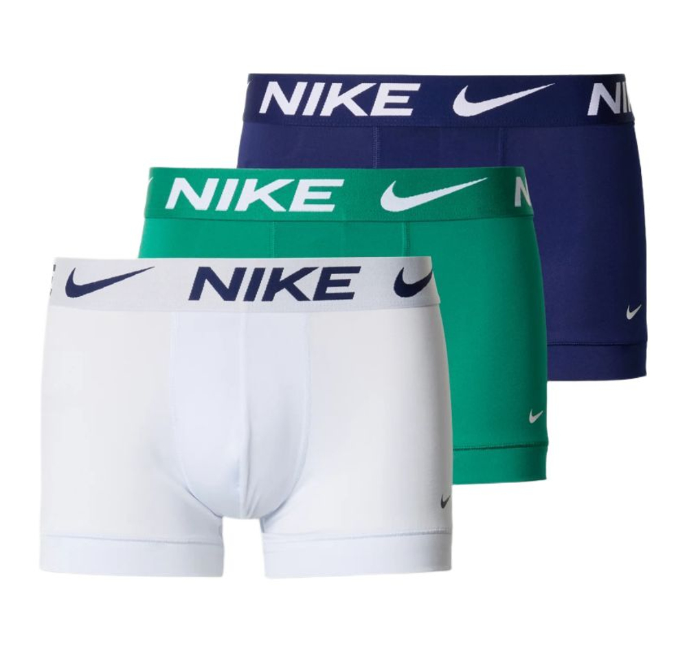 Мужские спортивные боксеры Nike Dri-Fit Essential Micro 3P - malacite/grey/blue