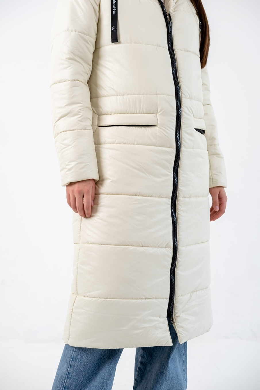 Пальто зимнее "Джой" ваниль