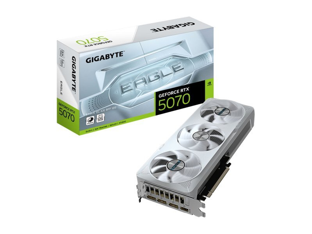 Видеокарта Gigabyte Nvidia GeForce RTX 5070 [GV-N5070EAGLEOC ICE-12GD]