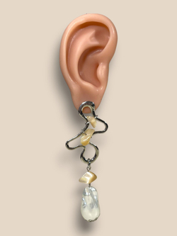 Серьги Морская история, Перламутр и Жемчуг