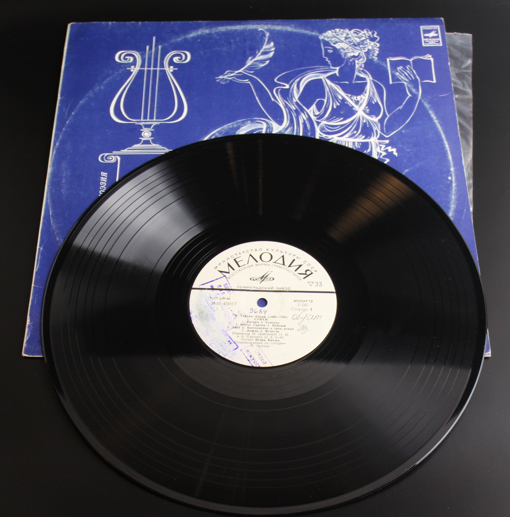Ф.Гарсиа Лорка - Стихи виниловая пластинка 12 дюймов LP читает Игорь Кваша, СССР Мелодия