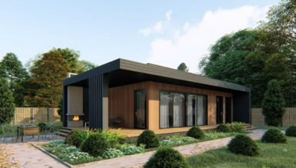 Проект Дома 85,49 кв. м из бруса Д-31