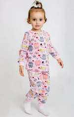 Пижама для девочек ПЖ-57/20 "Эльф-20" р.116 розовый (Ивашка)