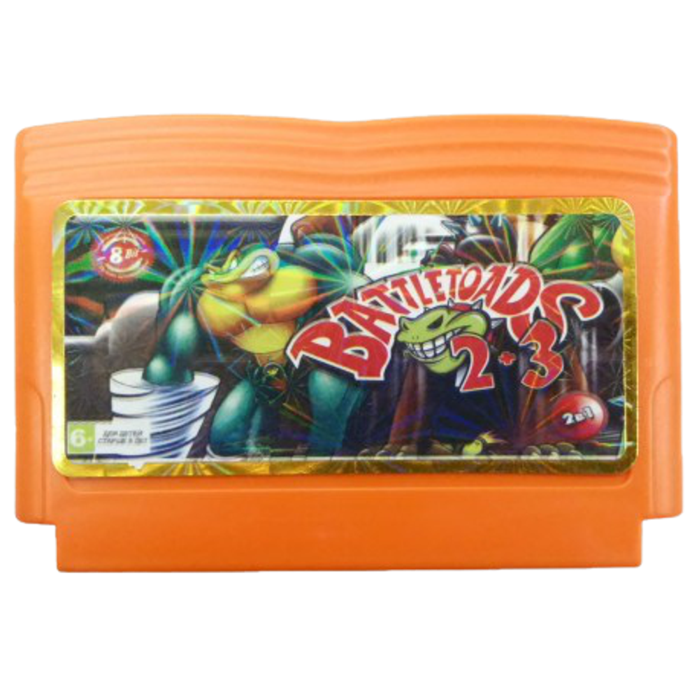 Battletoads 2+3 (Боевые Жабы) [Dendy] купить по цене 490 руб в  интернет-магазине комиксов Geek Trip