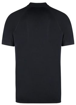 Мужское теннисное поло BOSS x Matteo Berrettini Pariq MB Polo - чёрное