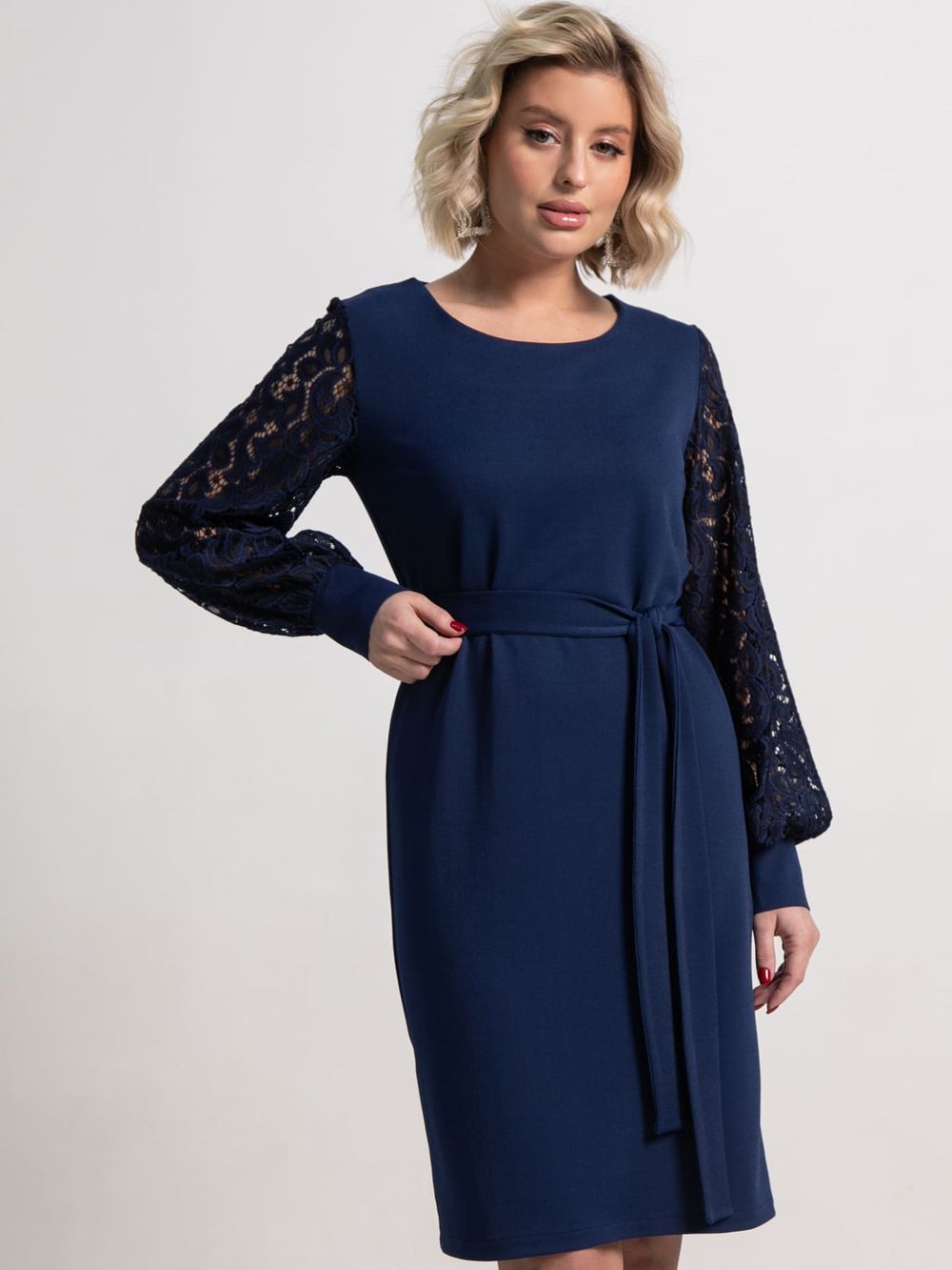 Платье Шарли (темно-синее) П15251-18М LT Collection